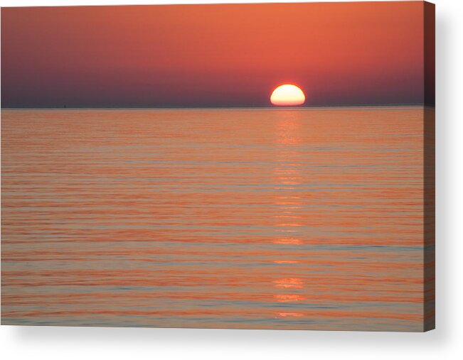 Sunset Acrylic Print featuring the photograph Simply Sunset by Jennifer Kano