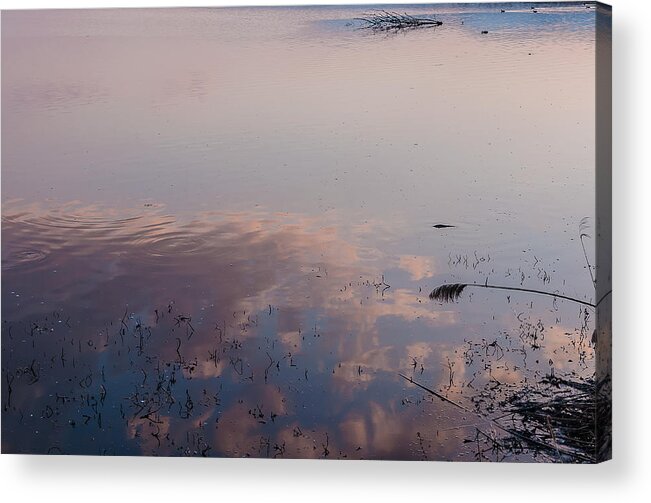 Middle East Acrylic Print featuring the photograph Sky in the water by Sergey Simanovsky