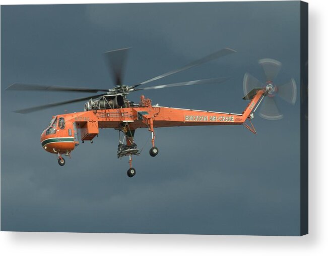 Sikorsky Acrylic Print featuring the photograph Skycrane by Jeff Cook