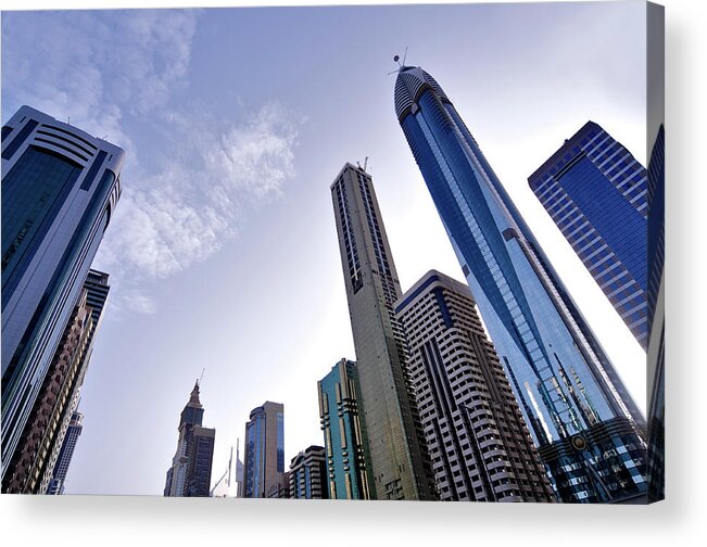 Apartment Acrylic Print featuring the photograph Skyscrapers Of Dubai by Imagegap