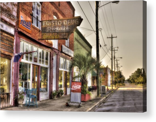 Small Town Acrylic Print featuring the photograph Small Town U. S. A. by Harry B Brown