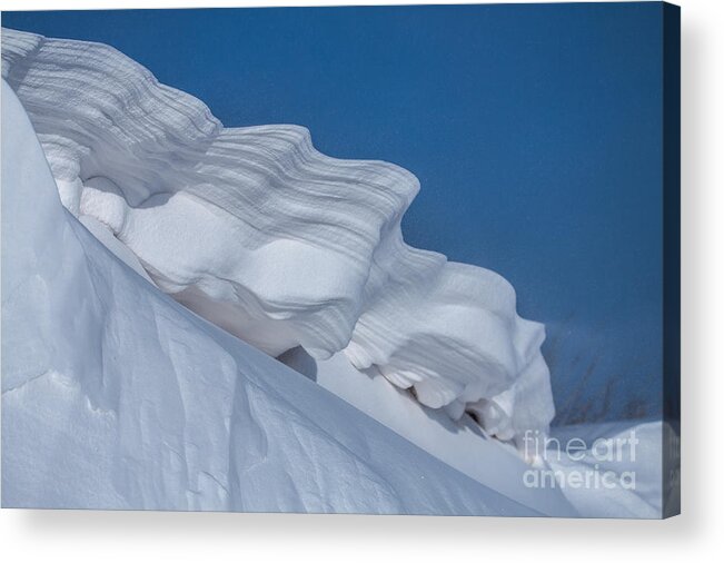 Snow Acrylic Print featuring the photograph Snow Sculpture by Jim McCain