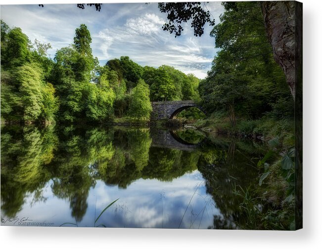 Summer Acrylic Print featuring the photograph Snowdonia Summer on the river by B Cash