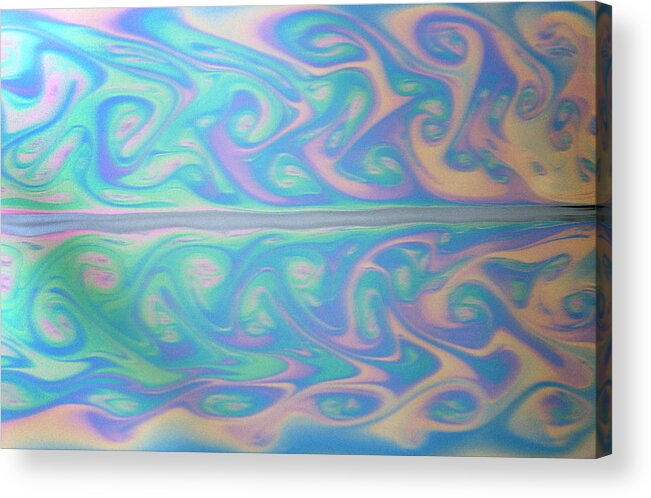 Soap Film Acrylic Print featuring the photograph Soap Film by Philippe Psaila/science Photo Library