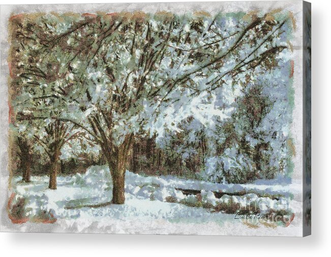 Winter Acrylic Print featuring the photograph Soft Winter by Louise Reeves