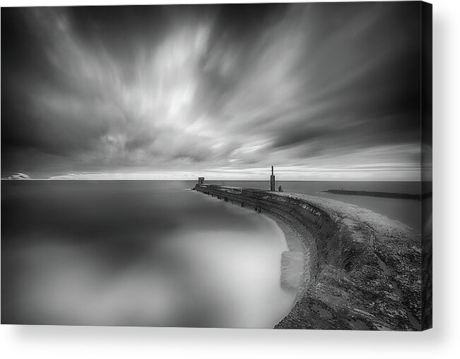 Seascape Acrylic Print featuring the photograph Solitude by Keren Or