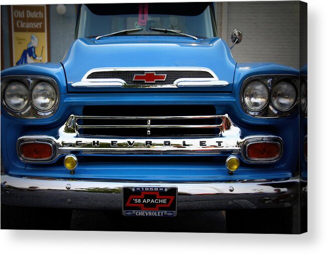 Chevy Truck Acrylic Print featuring the photograph Something Bout a Truck by Laurie Perry