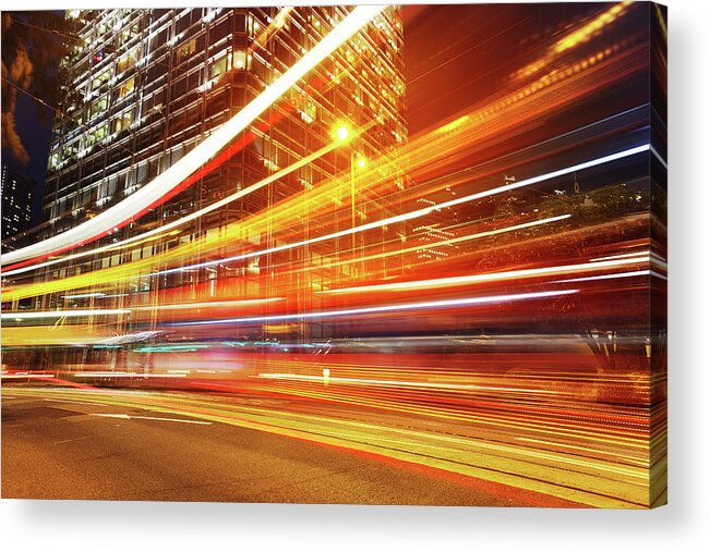 Corporate Business Acrylic Print featuring the photograph Speed Of Light by Blackred