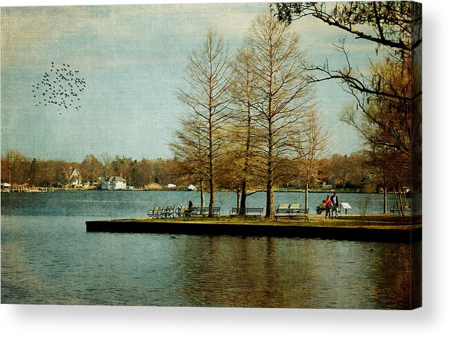 Park Acrylic Print featuring the photograph Spring In The Park by Cathy Kovarik