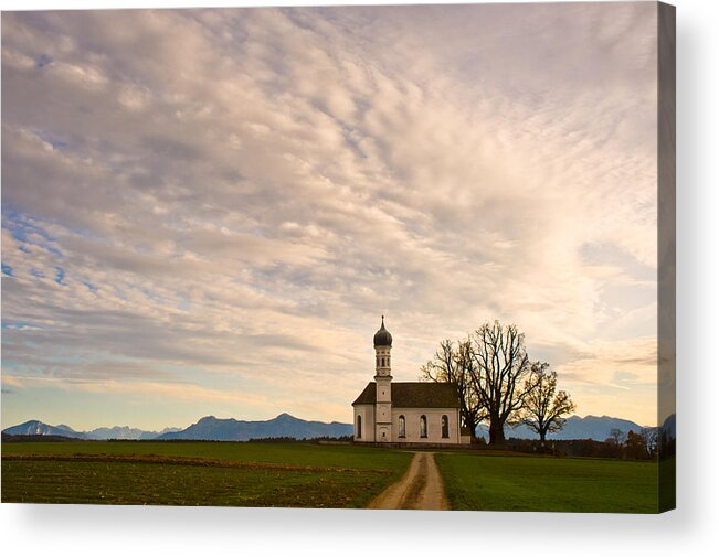 Church St. Andrä Acrylic Print featuring the photograph St. Andrae by Corinna Stoeffl