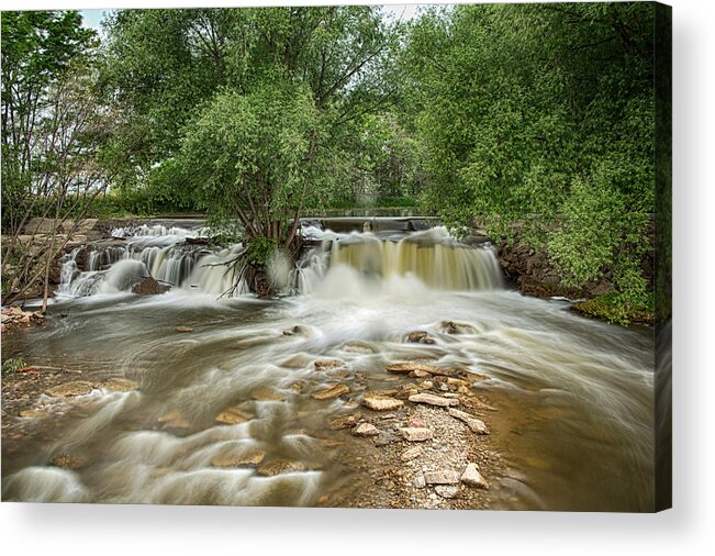 Waterfall Acrylic Print featuring the photograph St Vrain Waterfall by James BO Insogna