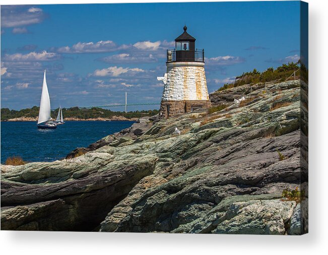 Lighthouse Acrylic Print featuring the photograph Standing Guard by Brian MacLean
