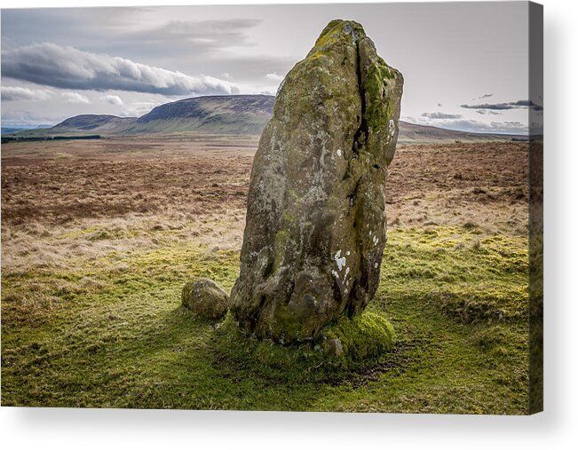Standing Stone Acrylic Print featuring the photograph Standing Stone by Nigel R Bell