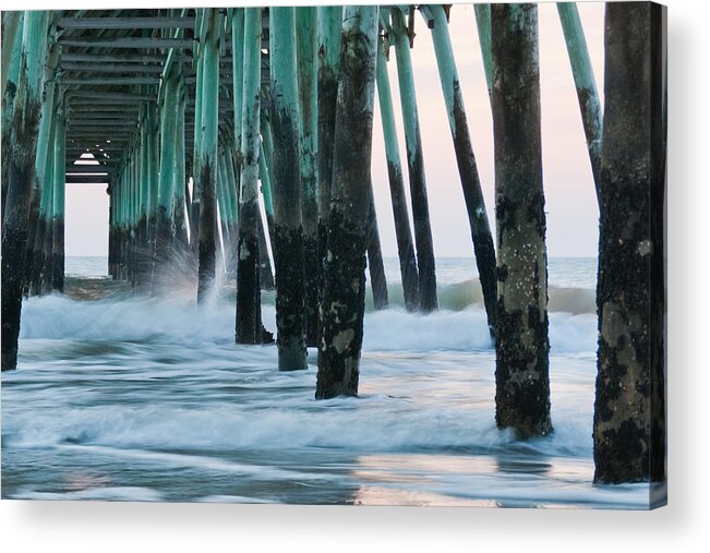 Pier Acrylic Print featuring the photograph Standing Strong by Francis Trudeau