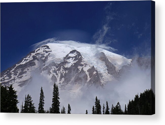 Clouds Acrylic Print featuring the photograph Standing Tall by E Faithe Lester