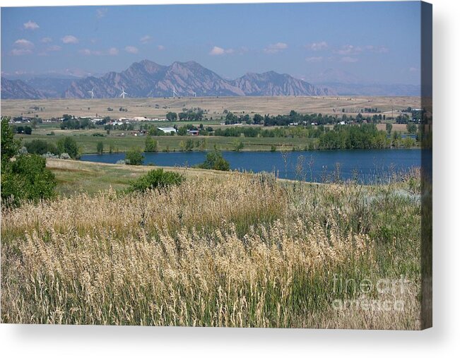 Standley Lake Acrylic Print featuring the photograph Standley Lake by Veronica Batterson