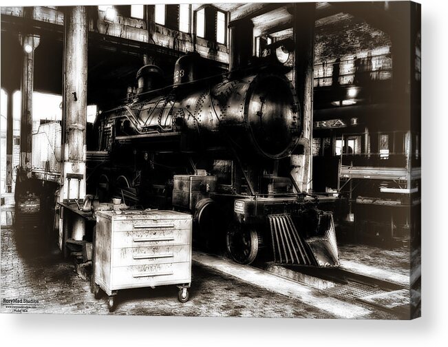 Steam Acrylic Print featuring the photograph Steam Engine by Michael White