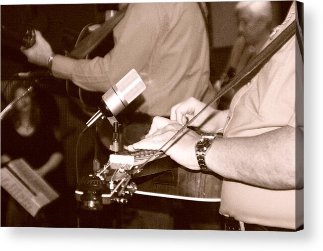 The Fabulous Brds Acrylic Print featuring the photograph Steel Guitar by Jon Emery