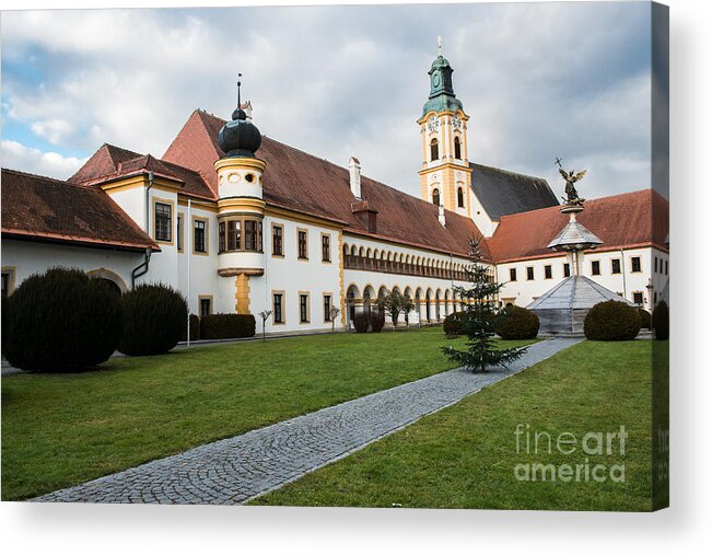 Austria Acrylic Print featuring the photograph Stift Reichersberg by Hannes Cmarits