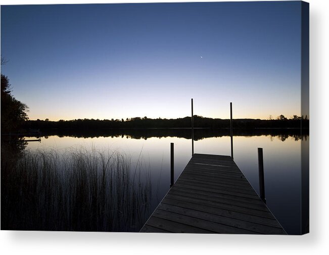 Northern Michigan Acrylic Print featuring the photograph Still Lake by Russell Todd