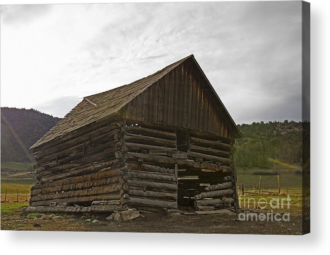 Barn Acrylic Print featuring the photograph Still Standing in the Light by Kelly Black