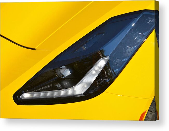 Automotive Details Acrylic Print featuring the photograph Stinger Lights by John Schneider