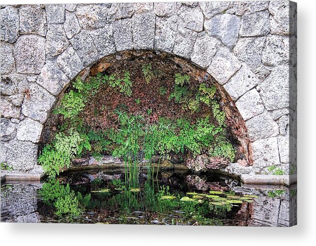  Garden Acrylic Print featuring the photograph Stone Arch by Rudy Umans
