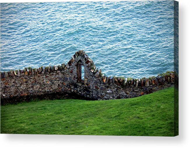 Tranquility Acrylic Print featuring the photograph Stone Wall by Oonat