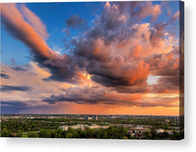 Storm Acrylic Print featuring the photograph Storm Approaching by Celso Bressan