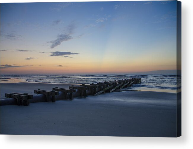 Storm Acrylic Print featuring the photograph Storm Drain - North Wildwood by Bill Cannon