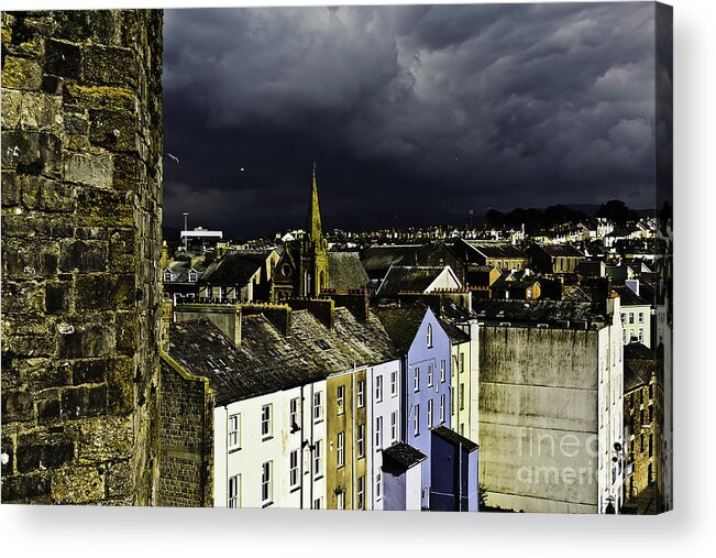 Travel Acrylic Print featuring the photograph Storm over Conwy by Elvis Vaughn