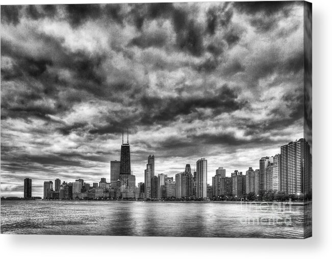 Chicago Acrylic Print featuring the photograph Storms Over Chicago by Margie Hurwich