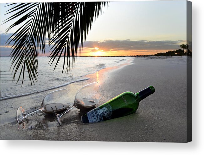 Wine Acrylic Print featuring the photograph Lost in Paradise by Jon Neidert