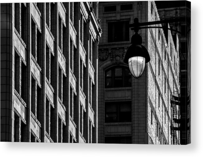 Architecture Acrylic Print featuring the photograph Street Lights ii by Ryan Heffron