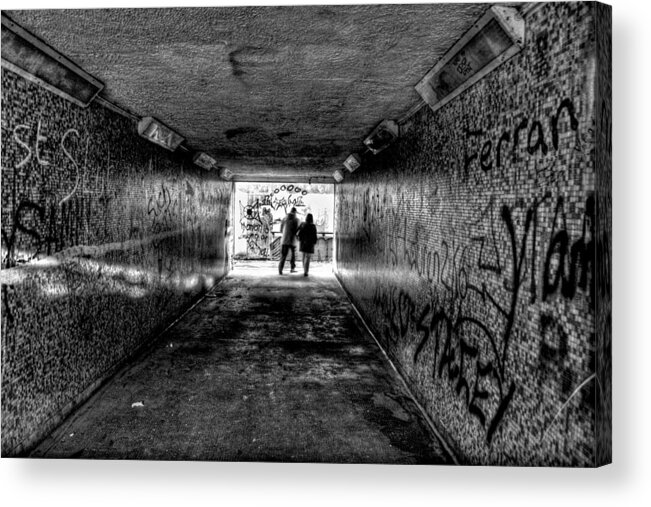 Subway Acrylic Print featuring the photograph Subway by Nigel R Bell