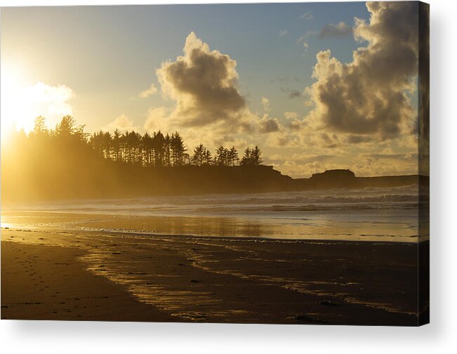 Adria Trail Acrylic Print featuring the photograph Sun-Washed Beach by Adria Trail