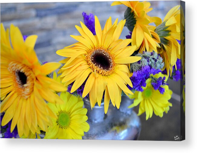 Sunflower Acrylic Print featuring the photograph Sunny Days by Ally White