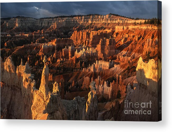 Bryce Canyon Acrylic Print featuring the photograph Sunrise at Bryce Canyon by Sandra Bronstein