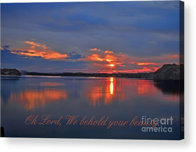 Blue Acrylic Print featuring the photograph Sunrise by Geraldine DeBoer