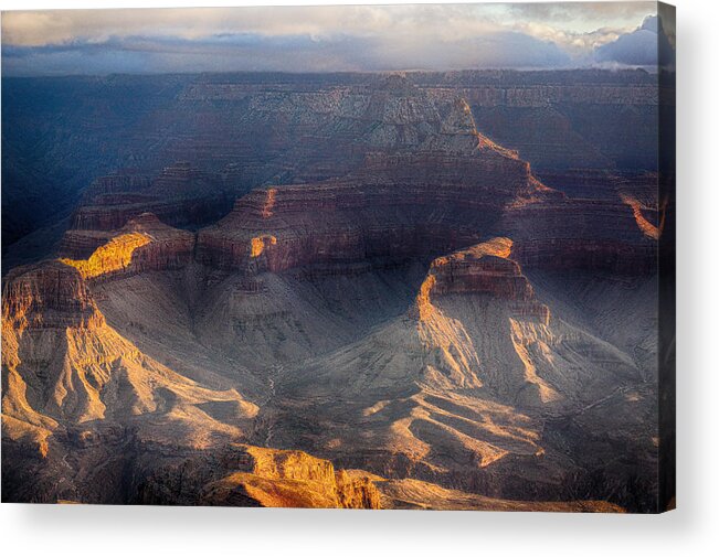 Grand Canyon Acrylic Print featuring the photograph Sunrise over The Canyon by Lisa Spencer