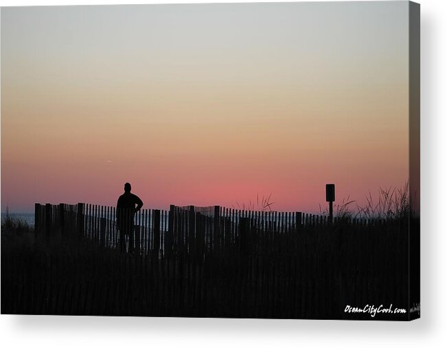 Sunrise Acrylic Print featuring the photograph Sunrise Silhouette by Robert Banach