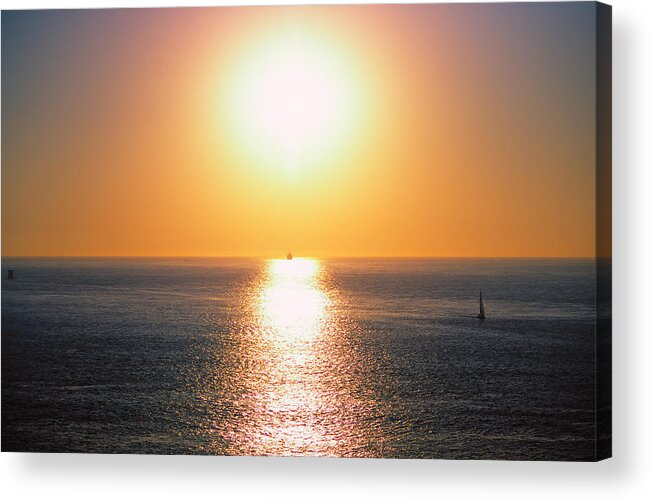 Blue Acrylic Print featuring the photograph Sunset 1 by Jeremy Herman