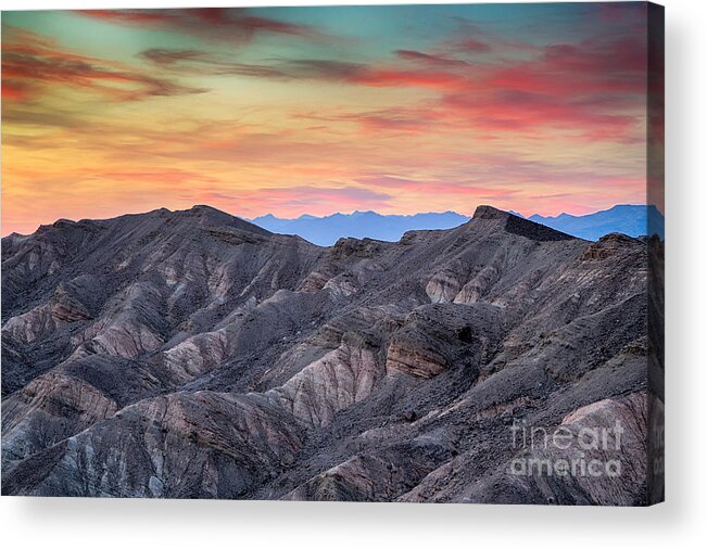 Landscape Acrylic Print featuring the photograph Sunset And Erosion by Mimi Ditchie