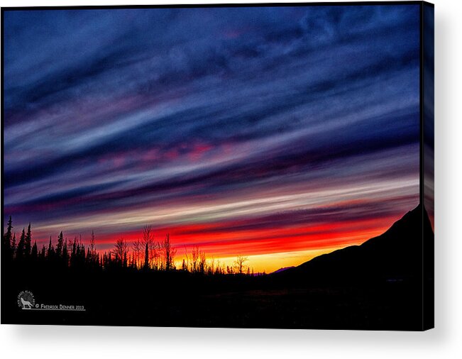 Sunset Acrylic Print featuring the photograph Sunset by Fred Denner