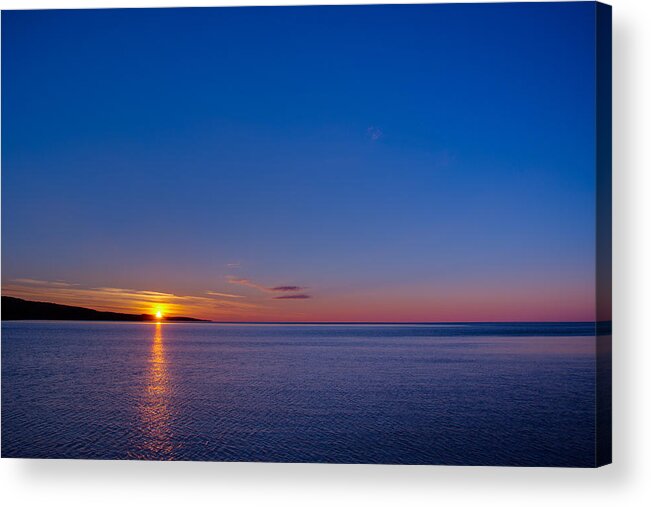 Lake Superior Acrylic Print featuring the photograph Superior Sunrise by Adam Mateo Fierro