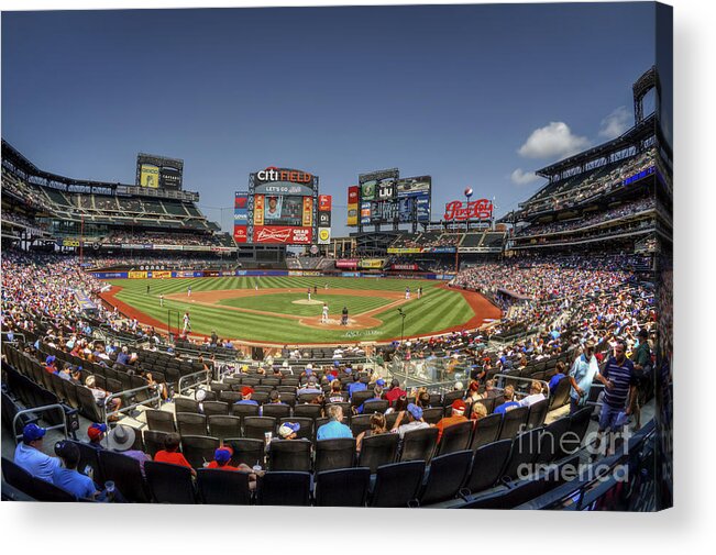 Citi Field Acrylic Print featuring the photograph Take Me Out To The Ballgame by Evelina Kremsdorf