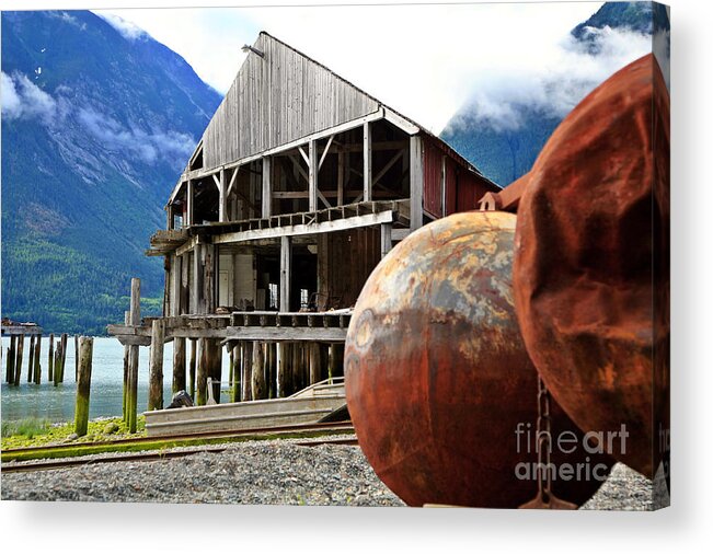 Tallheo Cannery Acrylic Print featuring the photograph Tallheo Time Warp by Kate McKenna