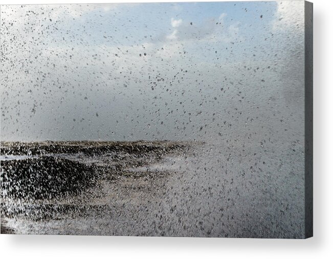 Seascape Coastal Storm Acrylic Print featuring the photograph Taste of the Sea by Michael Goyberg
