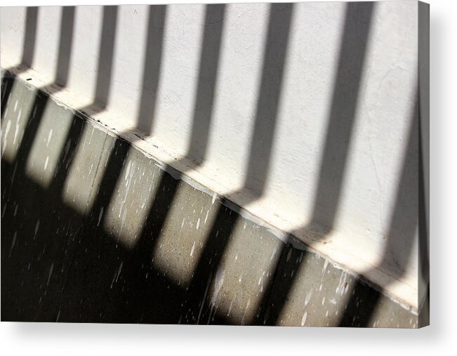 Repeating Lines Acrylic Print featuring the photograph Ten Lines by Prakash Ghai