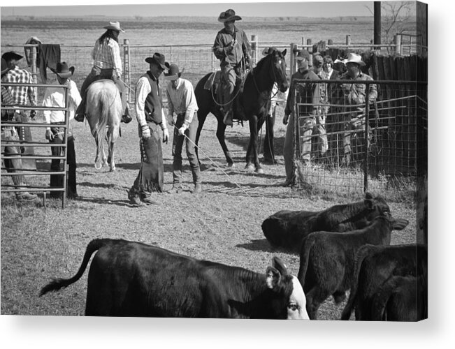Texas Cowgirl Acrylic Print featuring the photograph Missy by Diane Bohna